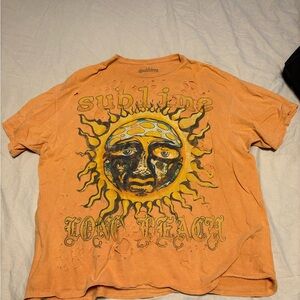 Sublime Orange Sun Graphic Tee